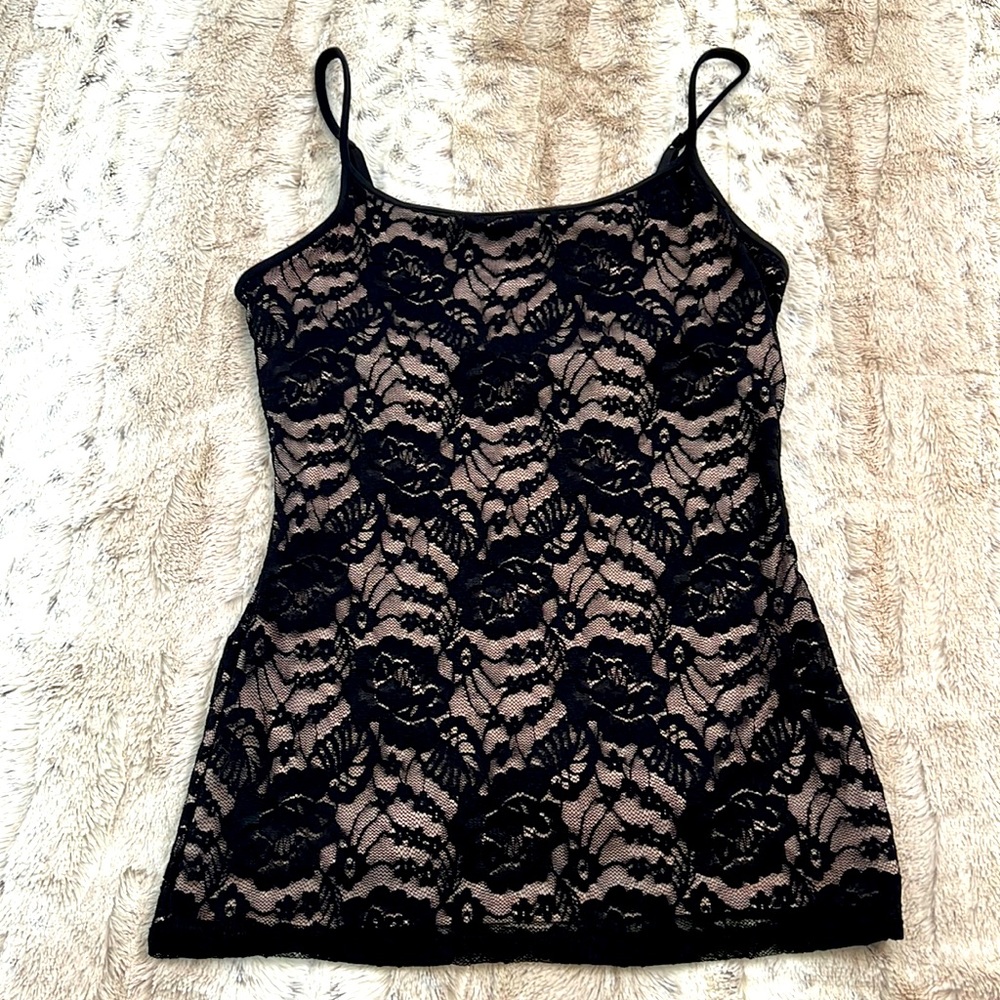 Express black lace cami